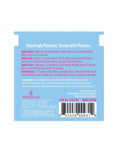 SENSUVA ON ICE AROUSAL OIL 75 PIECE SINGLE USE AMPOULE TUB 2