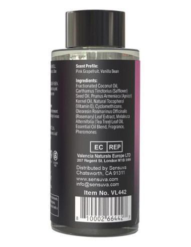 SENSUVA ME AND YOU MASSAGE OIL SENSUAL BLISS  59ML