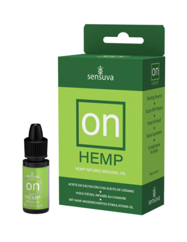 SENSUVA ON HEMP AROUSAL OIL 5ML