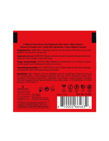 SENSUVA LIC-O-LICIOUS ORAL DELIGHT CREAM WATERMELON 6 ML