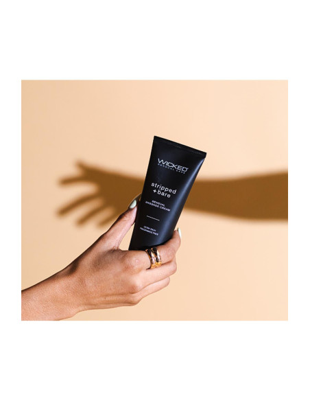 WICKED SENSUAL MASSAGE CREAM 120ML STRIPPED AND BARE UNSCENTED