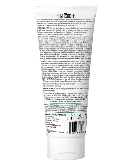 EXSENS LUBRICANT ALOE VERA BIO 100ML