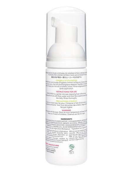 EXSENS ORGANIC CLEANER INTIME FRESH 150ML