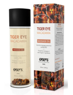 EXSENS ORGANIC MASSAGE OIL TIGER EYE MACADAMIA  100ML