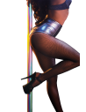 POWER POLE RAINBOW CHROME POLE