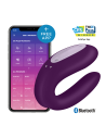 SATISFYER DOUBLE JOY CONNECT APP PURPLE