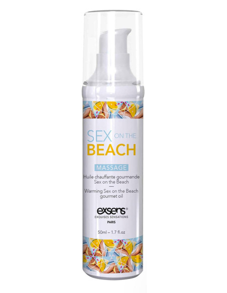 EXSENS WARMING MASSAGE OIL SEX ON THE BEACH  50ML