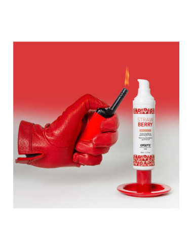 EXSENS WARMING MASSAGE OIL STRAWBERRY  50ML