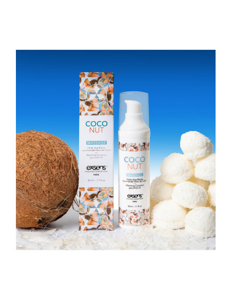 EXSENS WARMING MASSAGE OIL COCONUT  50ML