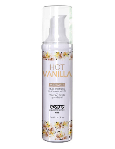 EXSENS WARMING MASSAGE OIL HOT VANILLA 50ML