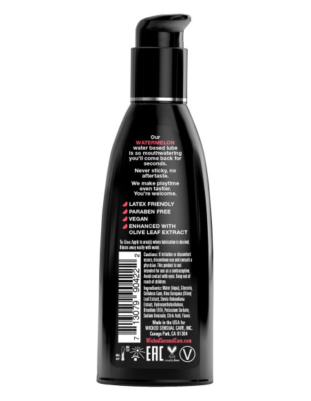 WICKED AQUA WATERMELON FLAVORED LUBRICANT 60ML