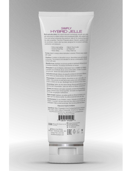 WICKED SIMPLY HYBRID JELLE LUBRICANT 120ML