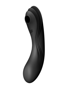 Czarny wibrator Satisfyer Curvy Trinity 4 - Sklep erotyczny Intymnosc24.pl
