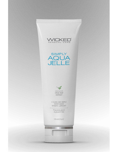 WICKED SIMPLY AQUA JELLE LUBRICANT 120ML