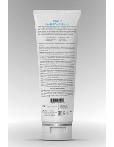 WICKED SIMPLY AQUA JELLE LUBRICANT 120ML