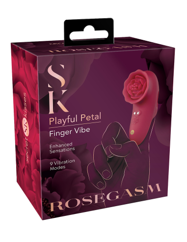 SECRET KISSES ROSEGASM PLAYFUL FINGER VIBE