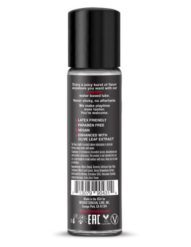 WICKED AQUA CHERRY FLAVORED LUBRICANT 30ML