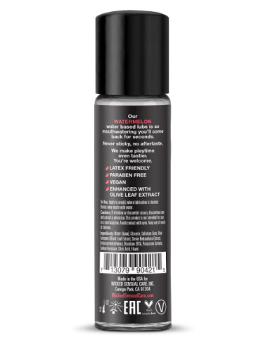 WICKED AQUA WATERMELON FLAVORED LUBRICANT 30ML