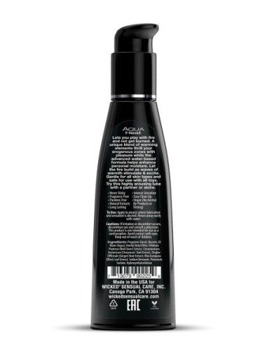 WICKED AQUA HEAT LUBRICANT 120ML