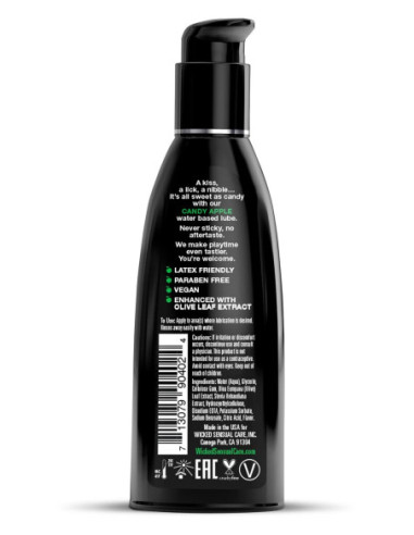 WICKED AQUA CANDY APPLE FLAVORED LUBRICANT 60ML