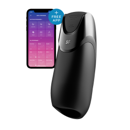 SATISFYER MEN VIBRATION+ CONNECT APP BLACK