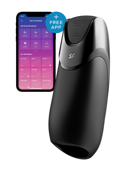 SATISFYER MEN VIBRATION+ CONNECT APP BLACK