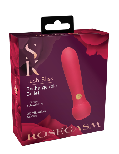SECRET KISSES ROSEGASM LUSH BLISS BULLET