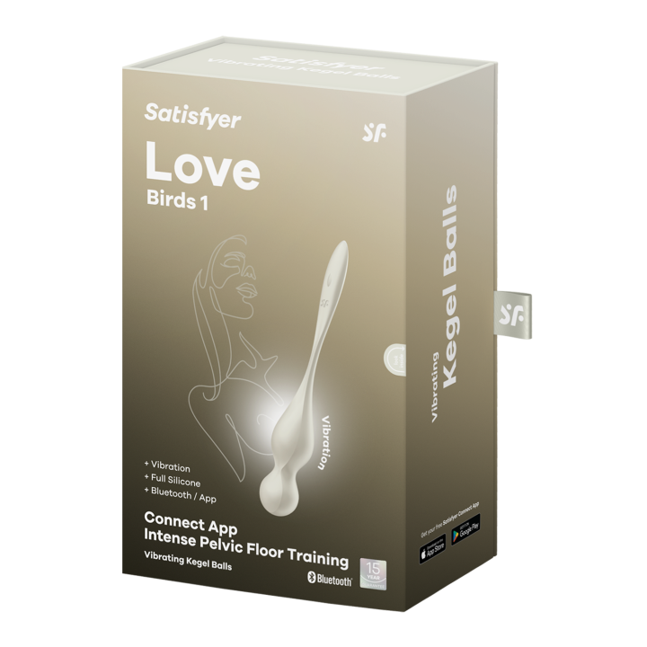 SATISFYER LOVE BIRDS 1 CONNECT APP WHITE