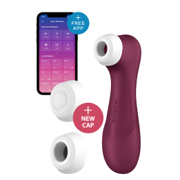 SATISFYER PRO 2 GENERATION 3
 CONNECT APP WINE RED