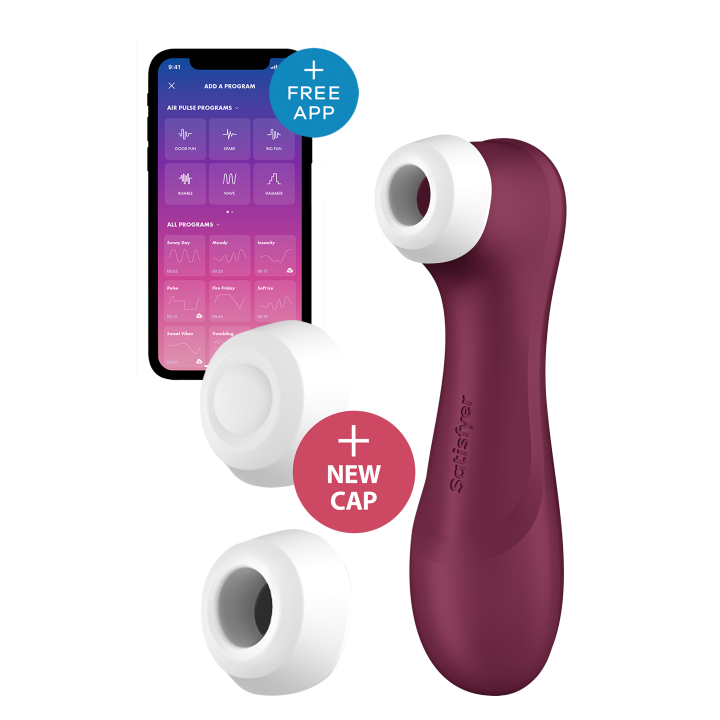 SATISFYER PRO 2 GENERATION 3
 CONNECT APP WINE RED