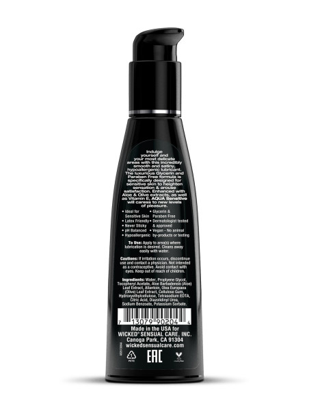 WICKED AQUA SENSITIVE LUBRICANT 120ML