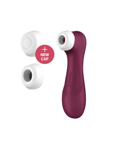 SATISFYER PRO 2 GENERATION 3
 WITH LIQUID AIR  WINE RED