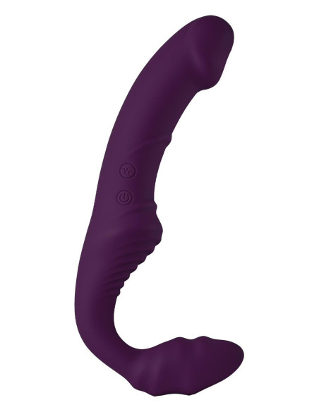 BOLD. STORM REMOTE CONTROLLED STRAPLESS VIBRATOR STORM WITH 6 INCH DILDO