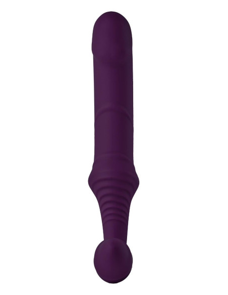 BOLD. STORM REMOTE CONTROLLED STRAPLESS VIBRATOR STORM WITH 6 INCH DILDO
