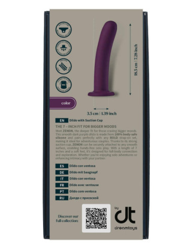 BOLD. ZENON DILDO WITH SUCTION CUP ZENON WITH 6 INCH DILDO