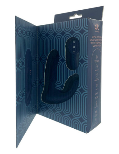 PULZ BLAKE UP & DOWN DUO VIBRATOR WITH REMOTE CONTROL