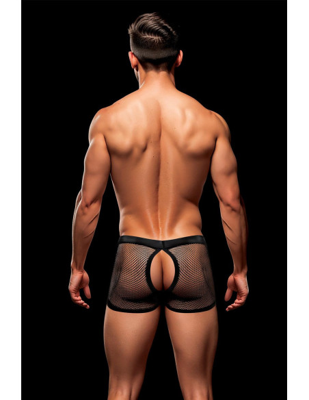 ENVY SNAP DOWN MESH BOXER BRIEF BLACK, L/XL