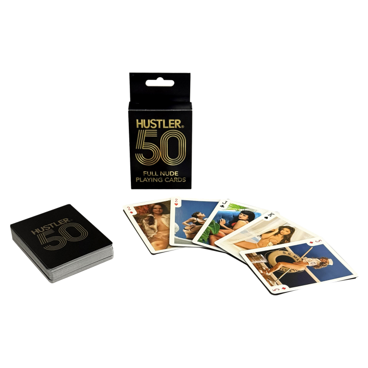HUSTLER 50 FULL NUDE PLAYING CARDS