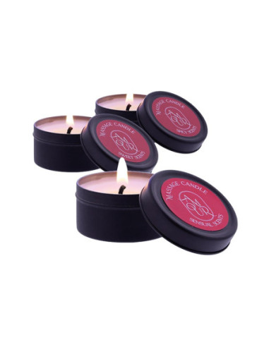 AMOUR MASSAGE CANDLE SET OF 3 SCENTS