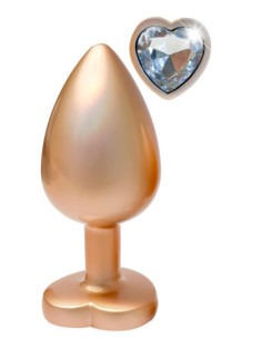 GLEAMING LOVE PEARL GOLD PLUG LARGE 2