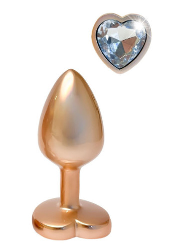 GLEAMING LOVE PEARL GOLD PLUG SMALL