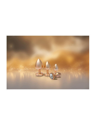 GLEAMING LOVE PEARL GOLD PLUG SMALL