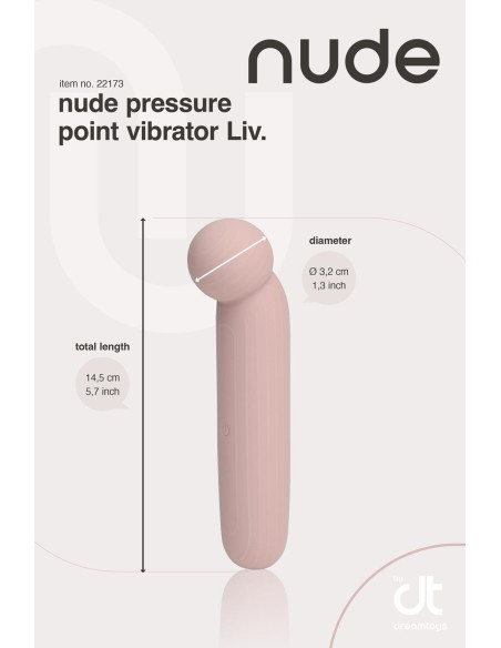 NUDE LIV PRESSURE POINT VIBRATOR - TRAVELSIZE