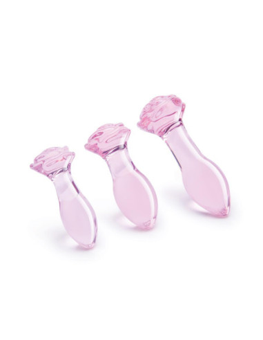 GLAZE GLASS ROSEBUD ANAL TRAINING SET
