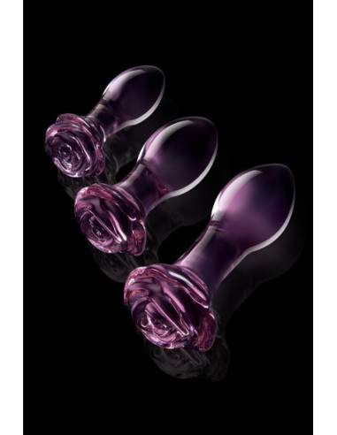 GLAZE GLASS ROSEBUD ANAL TRAINING SET