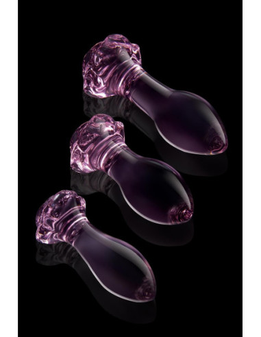 GLAZE GLASS ROSEBUD ANAL TRAINING SET