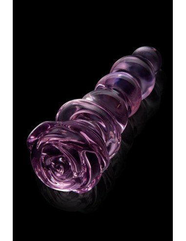 GLAZE GLASS ROSEBUD BEADED  PLUG