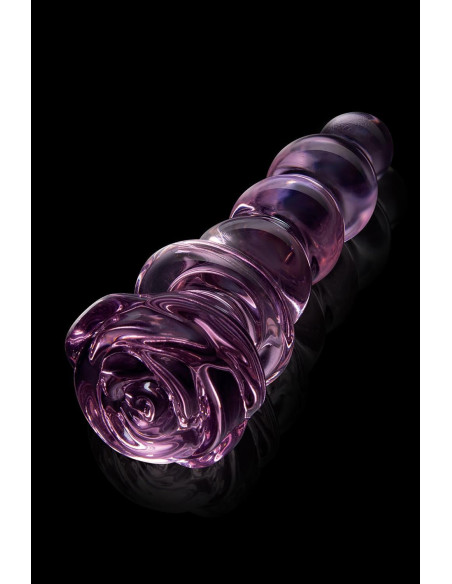 GLAZE GLASS ROSEBUD BEADED  PLUG