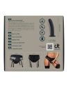 BOLD. REVA STRAP-ON GARTER BRIEF WITH DILDO, L