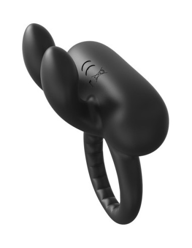 RAMROD RABBIT VIBRATING COCKRING BLACK